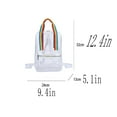thumbnail image 6 of dajkiuy Clear Backpack Heavy Duty PVC Transparent Backpack Large School Book Bag, 6 of 6