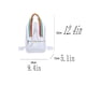 thumbnail image 5 of Mochila transparente de PVC resistente, mochila transparente, bolsa grande para libros escolares, bolsas de almacenamiento, 5 of 5