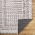 thumbnail image 4 of Mark&Day Washable Rugs, 3x12 Cortnie Cottage Medium Gray Runner Area Rug, Light Gray Dark Brown Medium Gray Carpet for Hallway, Kitchen, Bedroom or Living Room (2'7" x 12' Runner, Machine Washable), 4 of 7