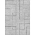 thumbnail image 2 of Addison Rugs Chantille Indoor/Outdoor Transitional Geometric Gray Washable Rectangle Rug, 2'6" x 3'10", 2 of 6