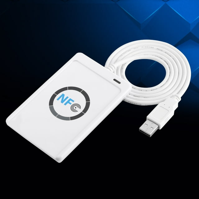 Lector y grabador RFID NFC ACR122U ISO 14443A/b Software Libre en Blanco