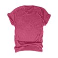 thumbnail image 6 of Womens Basic Blouses Crew Neck Solid Color Short Sleeve Loose Fit Tops 2025 Summer Trendy Casual T-Shirts, 6 of 7