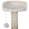 thumbnail image 4 of ZenStyle 53" Cat Tree Scratching Post Condo Tower Pet Kitty Playhouse Activity with Cave & Ladders Indoor Have Fun, Beige, 4 of 11