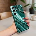 thumbnail image 7 of SKLYDDI Multicolor Agate-inspired for Galaxy S24 Ultra Case - Swirling Greens & Gold Glitter, TPU, Flexible, Marble Texture, Aesthetic Cute, 7 of 7