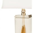 thumbnail image 4 of Safavieh Amiliana 29.5 in Glam Gold Table Lamp, With Cream and off‑White Shades, 4 of 5