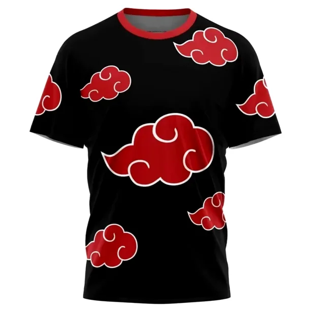 Camisetas de anime para hombres y mujeres, camisetas de Naruto Harajuku de verano Y2k, moda callejera, hip hop, camisetas de gran tamaño, camisetas gráficas, camisetas de manga corta