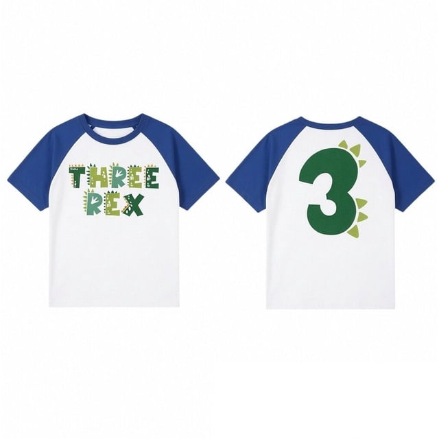 SUXIAN T-shirts pour Enfants T-Shirt Décontracté à la Mode pour Enfants à Lettres Col Rond T-Shirt à Manches Courtes Haut T-Shirt à Imprimé de Lettres Col Ras du Cou T-Shirt pour Enfants Bleu Marine 6-7 Ans