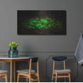 thumbnail image 4 of Luxe Metal Art 'Emerald Boom' by Epic Portfolio Metal Wall Art, 48"x24", 4 of 9