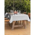thumbnail image 2 of Outdoor Tablecloth with Umbrella Hole and Zipper, Grey Christmas Tree Rectangle Table Cloth 54x80 Inch Waterproof Tablecloth, Xmas Reindeer Modern Abstract Art Picnic Table Cover for Patio Camping, 2 of 7