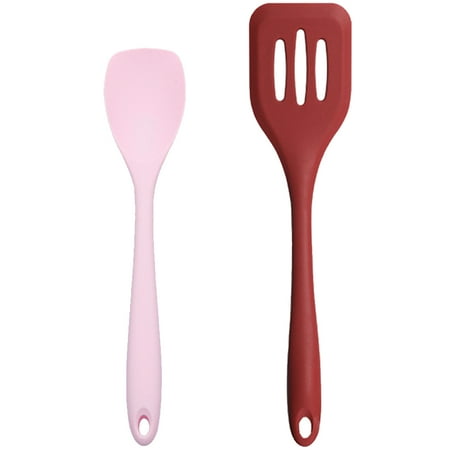

2Pcs/Set Silicone Heat Resistant Kitchen Cooking Utensils Non-Stick Baking Tool DISHWASHER SAFE FOOD GRADE