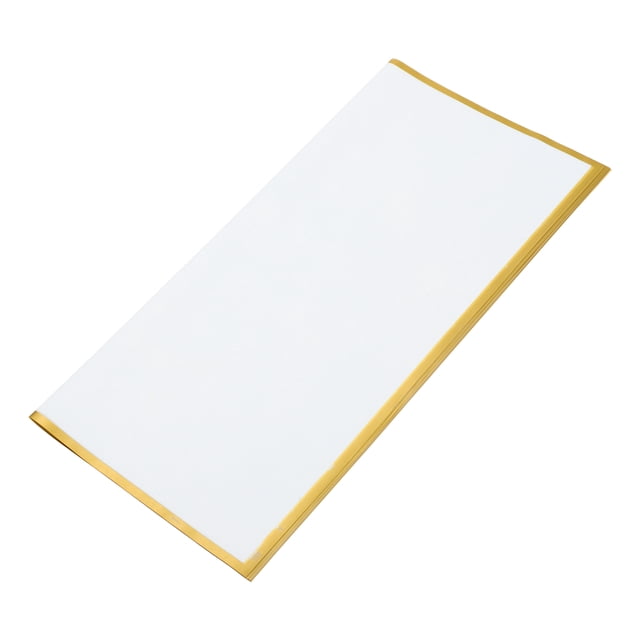 WHAMVOX 20Ud Papel Floral Impermeable Con Borde Dorado Para Y Empaque De Ramos Multifuncional