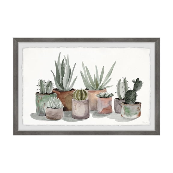 HomeStock Baroque Brilliance Pastel Vases Framed Painting Print, 24" x 36", Contemporary Wall Decor: Abstract, Digital Art Prints, and Modern Styles for Your Home