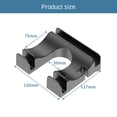 thumbnail image 5 of Soporte de Pared para Secador de Pelo, Compatible con Varios Secadores, con Gancho de Almacenamiento y Enrollador de Cable, Color ., 5 of 5