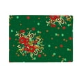 thumbnail image 2 of eloria Floral Design Heat Resistant Placemats Dining Table Mats Cotton Canvas, Set of 4, 2 of 3