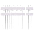 thumbnail image 2 of S SERENABLE 12x Iron Plant Labels Plant Stakes Plant Accessories Weatherproof Reusable Plant White, 2 of 5