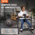 thumbnail image 3 of STAWAY Ensemble de Batterie Électrique - 150 Sons, Maille, Connectivité MIDI, Portable et Ajustable pour Débutants et Adultes - Parfait pour la Pratique et la Performance, 3 of 9