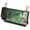 Black Shell Green Light, variant on Modern Digital Alarm Clock with Projection, Humidity Display, USB Powered, Adjustable Brightness, Night Mode, Snooze, 180° Rotatable Screen, Square Design for Bedroom Decor