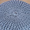 thumbnail image 3 of Noble House Spencer Cotton Round Pouf,Blue, 3 of 5