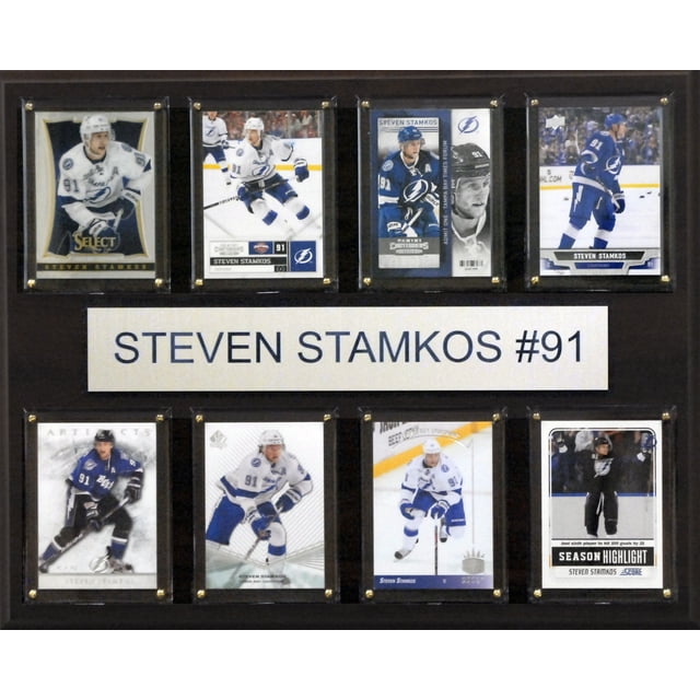 Placa C&I Collectables Steven Stamkos 30x38 cm 8 Cartas