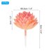 thumbnail image 2 of Uxcell Plantas Suculentas Artificiales Sin Maceta, Paquete de 4 Plantas Suculentas Falsas Pequeñas de Color Naranja, 2 of 5