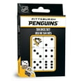thumbnail image 2 of MasterPieces Officially Licensed NHL Pittsburgh Penguins - 6 Piece D6 Gaming Dice Set Ages 6 and Up, 2 of 3
