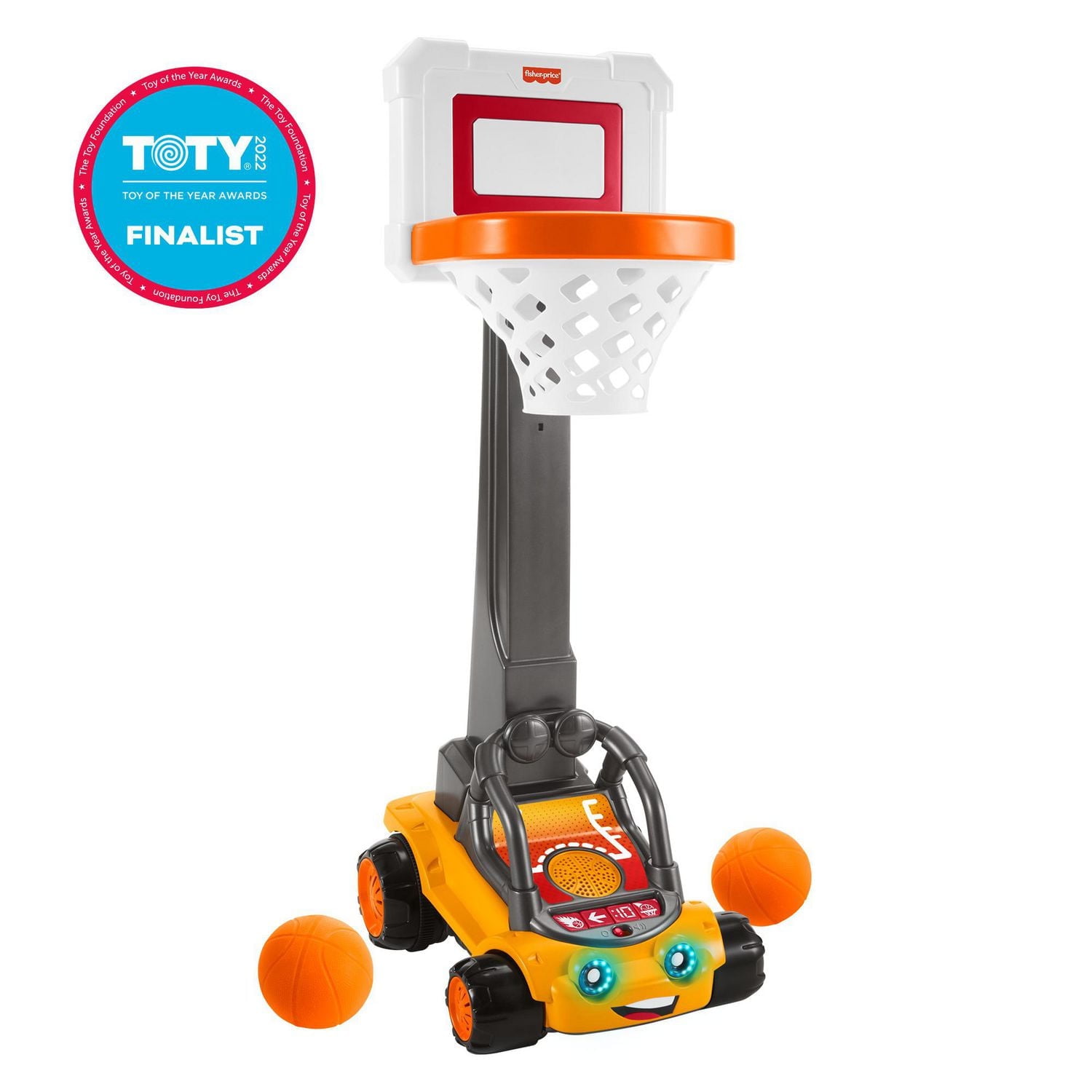 Fisher-Price B.B. Hoopster Motorized Electronic Basketball Toy - English Edition