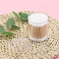 thumbnail image 4 of 4PCS Holder Dispenser for Cotton Balls, Plastic Jars With Lids, for Bathroom Storage Organization, 4 of 8