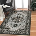 thumbnail image 1 of HAHDAXIA Boho Black Area Rugs - 3x5 Washable Rugs for Bedroom Non-Slip Low-Pile Rugs for Living Room Oriental Entryway Kitchen Rugs Small Throw Area Rug Capet for Office Bathroom Laundry Dini, 1 of 7