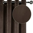 thumbnail image 2 of Velvet Curtains with Grommet for Home Office, Thermal Insulated Super Soft Privacy Noise Reducing Light Filtering Velvet Drapes, 2 Panels, 2 of 7