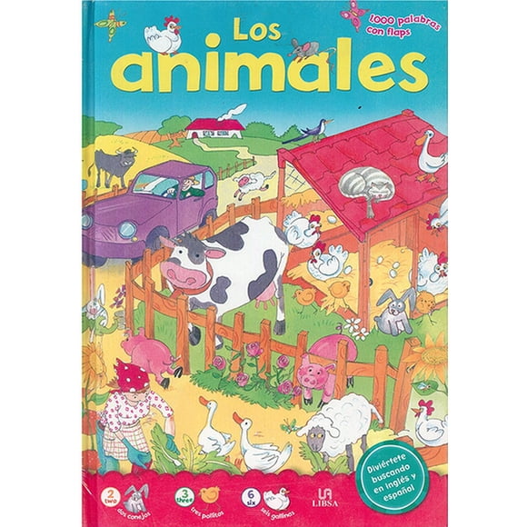 1000 palabras con flaps Libsa animales 9788466227315