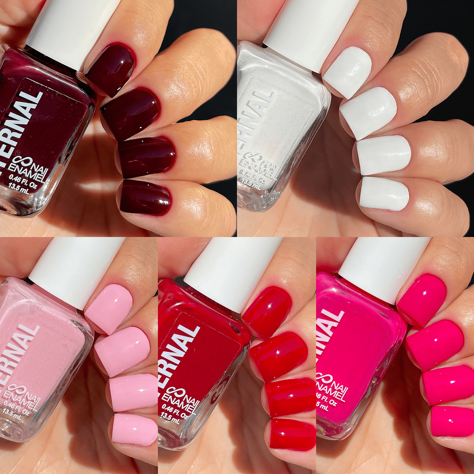 Eternal Nail Polish Collection: Rose All Day - 5PCS (0.46 fl oz ea)