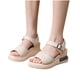thumbnail image 4 of Zapatos de verano para mujer, sandalias informales para mujer, sandalias planas con tacón de cuña y hebilla Wmkox8yii nm10441, 4 of 7