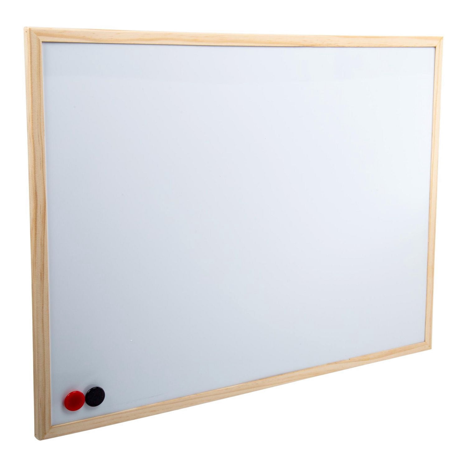 Office Works Wooden Magnetic Dry-Erase Whiteboard Set