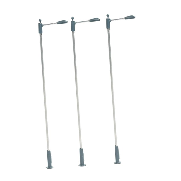 3 piezas de farolas para maquetas de trenes y ferrocarriles, ideales para dioramas de mesas de arena. Estilo B