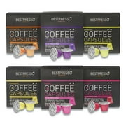 Bestpresso Premium Nespresso OriginalLine Compatible Coffee Pods, Variety Pack, 120 Count