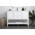 thumbnail image 4 of Elegant Lighting Vf22248 Heath 48" Free Standing Single Basin Vanity Set - White, 4 of 7