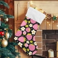 thumbnail image 7 of SKYSONIC Strawberry Christmas Stocking Personalized Large Candy Stocking Hanging Gift Xmas Stockings Decoration for Family Holiday Party Ornaments Decor Fireplace, 7 of 7