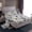 White Gray, variant on jejeloiu Bohemian Bull Skull Twin Sheet Set (3-Piece) Aztec Geometric Ultra Soft Decor For Men Women