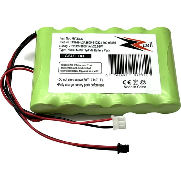 ZZcell Battery Replacement for DSC Impassa 9057 Control Panel, 6PH-H-4/3A3600-S-D22, ADT Wireless Alarm Systems and Honeywell 300-03866, Lynx 5100, 5200, 5210, Touch 7000, Lyric Controller, Keypad...