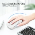 thumbnail image 5 of TECKNET Wireless Mouse, 2.4G Ergonomic Optical Mouse, Computer Mouse for Laptop, PC, Computer, Chromebook, Notebook, 6 Buttons, 24 Months Battery Life, 2600 DPI, 5 Adjustment Levels, 5 of 7