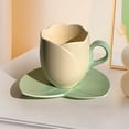 thumbnail image 4 of Kyusrd Ceramic Coffee Cup And Saucer Set Home Restaurant Tea Cup Flower Tea Cup, 4 of 5