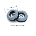 thumbnail image 2 of Furniture Glides Furnigear, paquete de 20 unidades, 2,5 cm, PTFE, de alta resistencia, 2 of 7