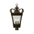 thumbnail image 5 of Meyda Tiffany 129190 Verona 3 Light 23" Tall Post Light - Gilded Tobacco, 5 of 6