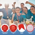 thumbnail image 3 of Cintas de premio Uxcell, cintas de reconocimiento de trofeo, cintas de ganador, cintas de premio, cintas de medalla de participación rojas, 3 of 7
