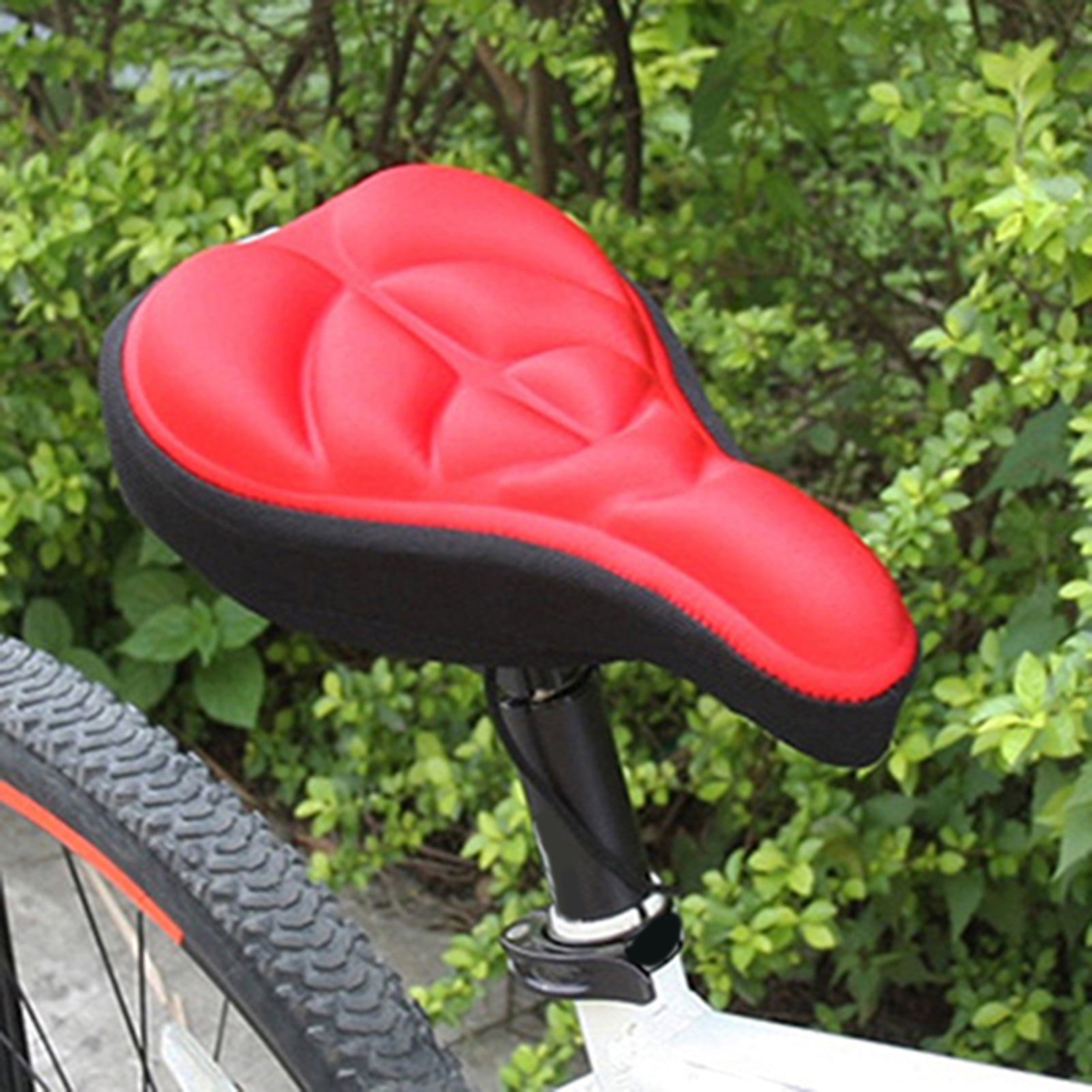 Mountain Bike Soft Seat Pad Cycling Saddle Road Cushion Breathable Ergonomic US 
