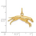 thumbnail image 2 of 14K Yellow Gold Greyhound Charm, 2 of 2