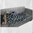 thumbnail image 6 of Orient Soft Flannel Fleece Throw Blanket, Mandala Inspired Floral Oriental Antique Design, Cozy Plush for Indoor and Outdoor Use, 60" x 80", Olive Green Dark Blue, by Ambesonne, 6 of 6