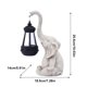 thumbnail image 3 of Luz De Estatuilla De Elefante Estatua de Animal Solar, luz de escultura de gato, cura de resina ligera para jardín exterior, 3 of 8
