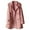 Pink, variant on Classic British Style Longline Trench Coat for Women Double Anorak Jacket with Belted Waist Timeless Outerwear