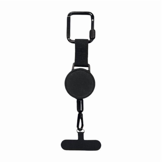 Llavero retráctil,Carrete de llavero retráctil llavero extensible,llavero con cordón llavero retráctil,Cable de metal con alambre de acero de 24 pulgadas,Material de oficina antirrobo